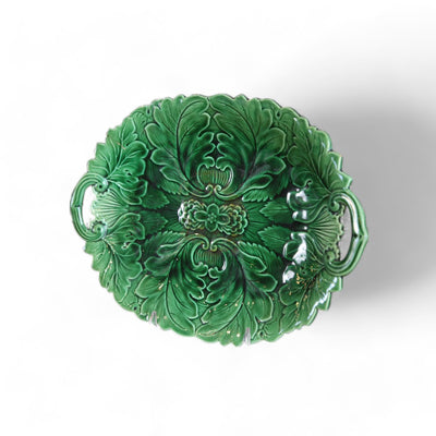 Green Majolica Platter