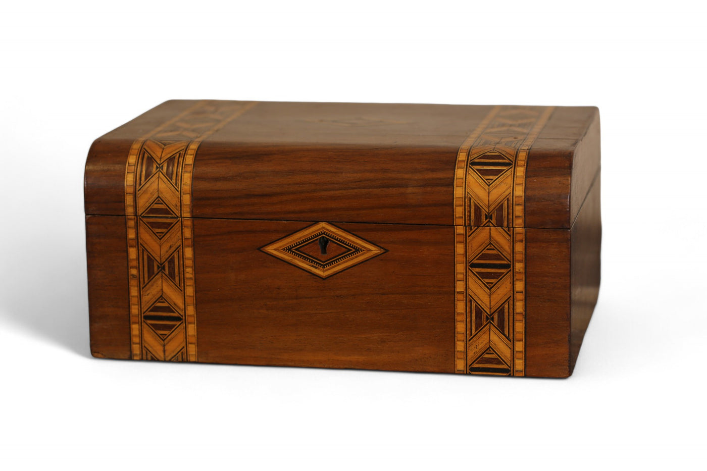 Walnut Marquetry Box