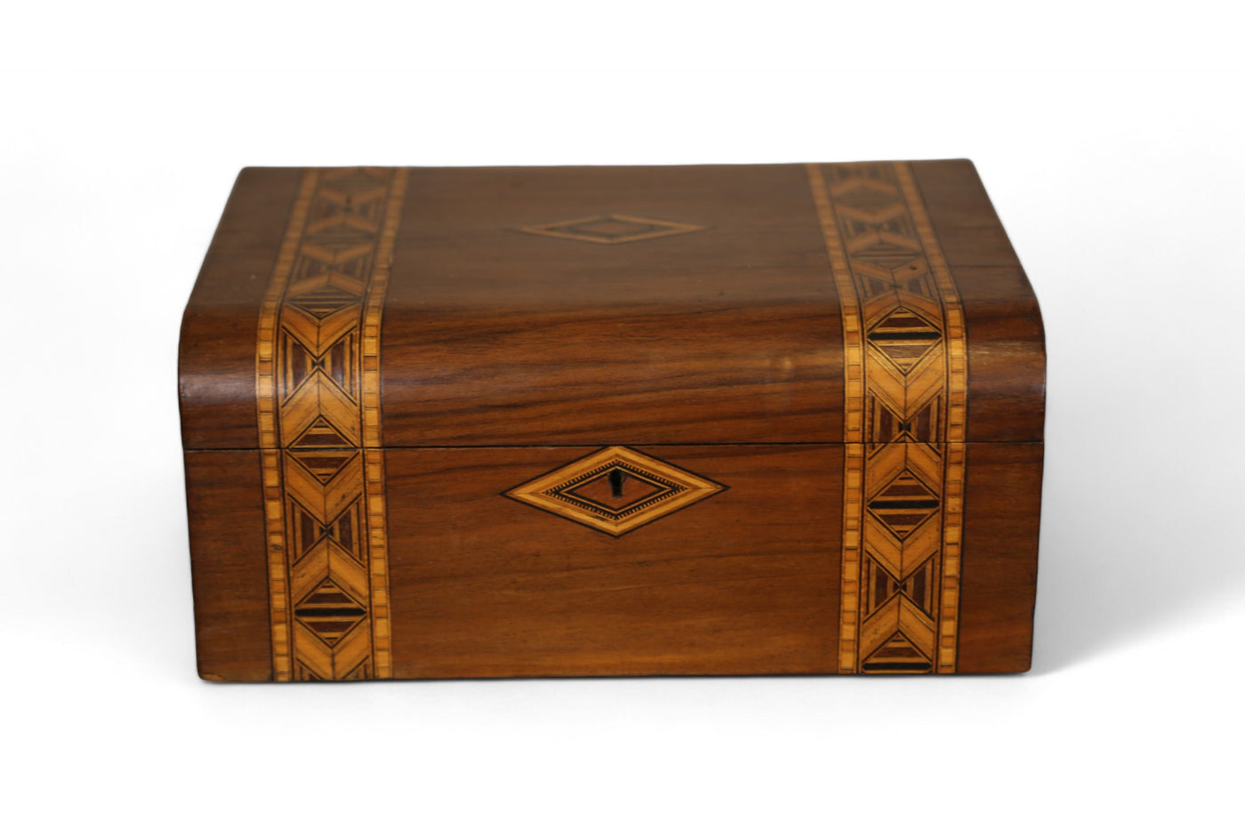 Walnut Marquetry Box