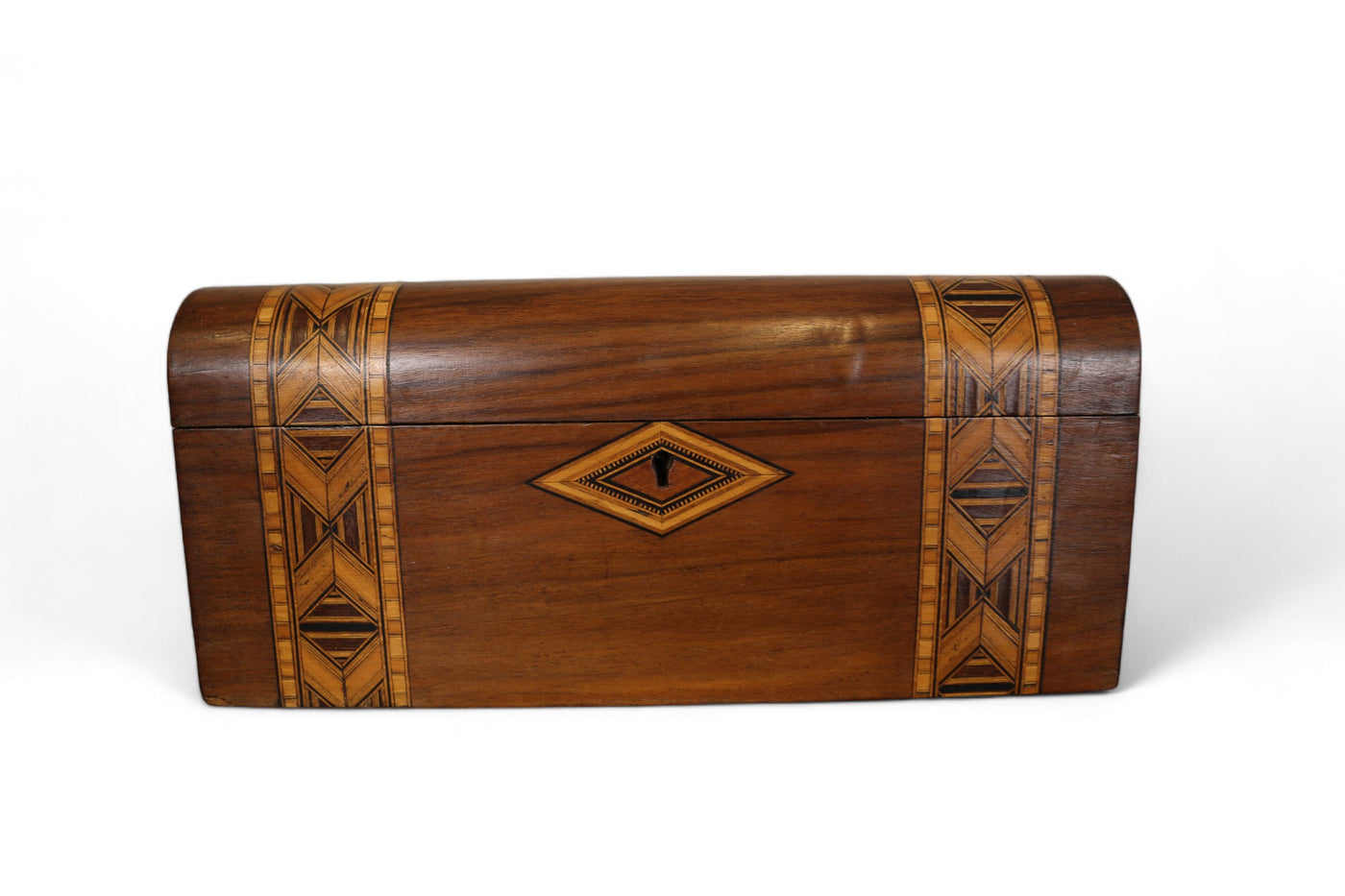 Walnut Marquetry Box