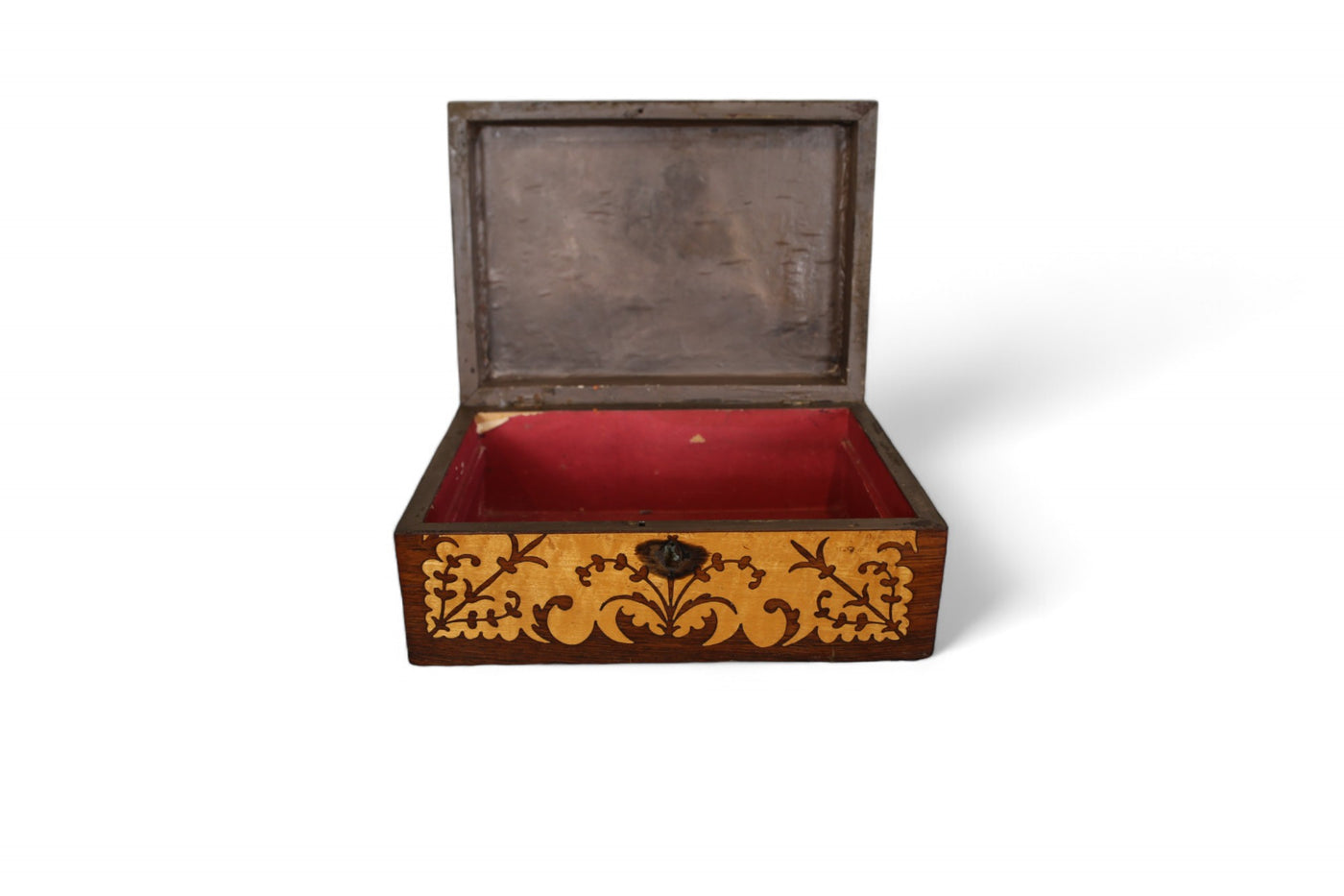 Rosewood and Satinwood Inlaid Box