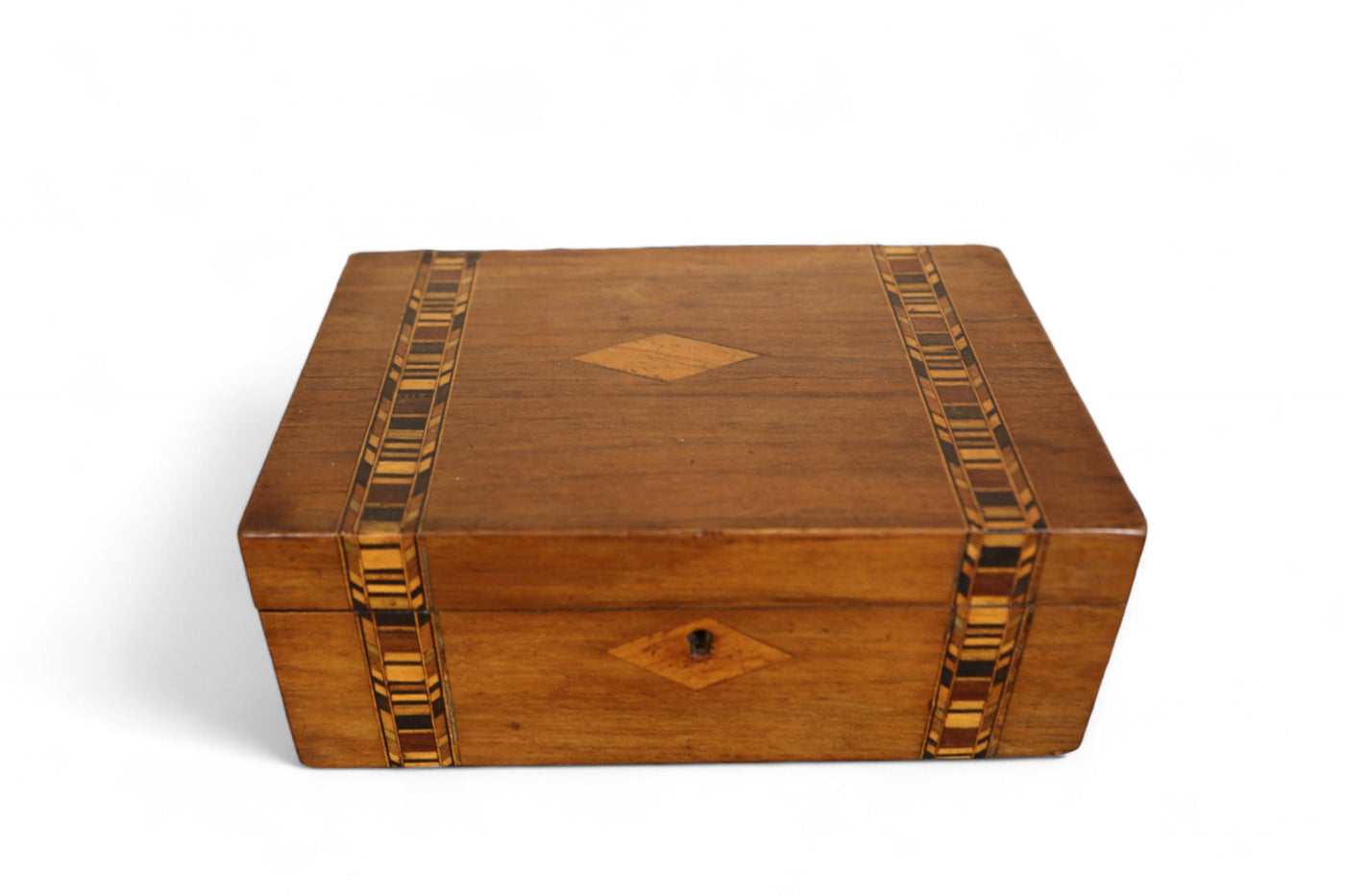 Walnut Marquetry Box