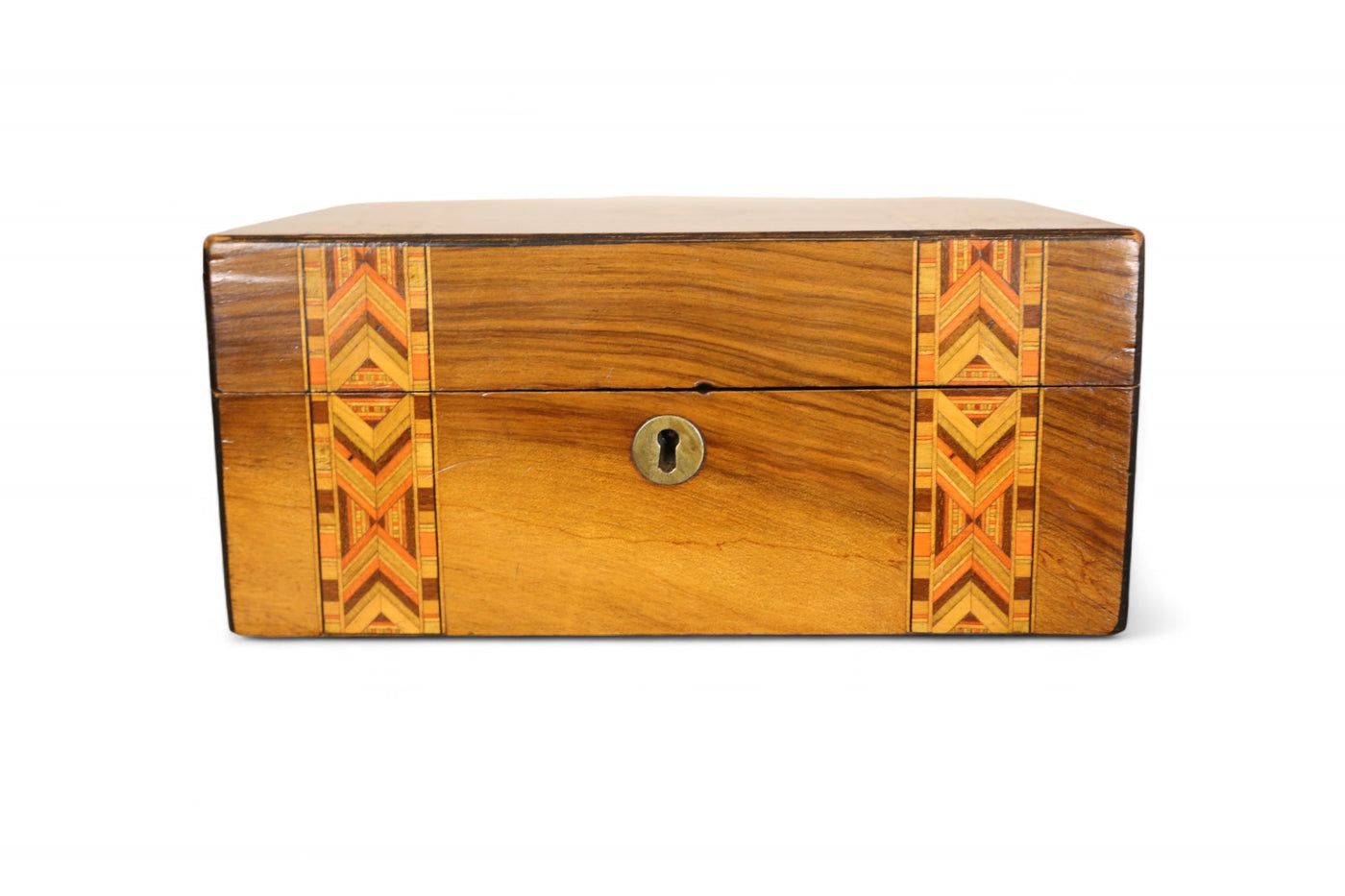 Walnut Marquetry Box