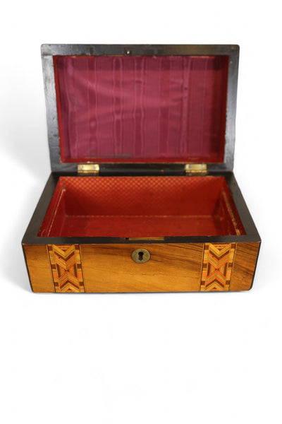 Walnut Marquetry Box