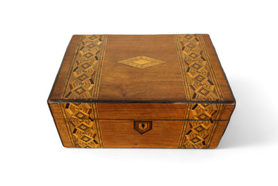 Walnut Marquetry Box