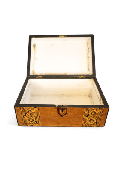 Walnut Marquetry Box