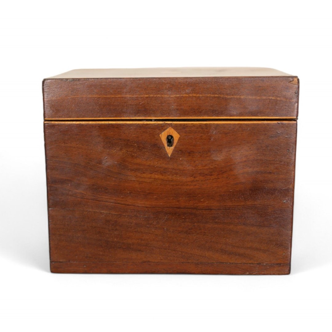 Single Cell Inlaid Tea Caddy