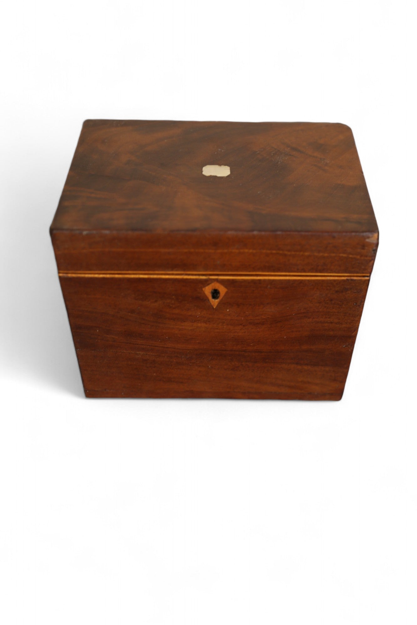 Single Cell Inlaid Tea Caddy