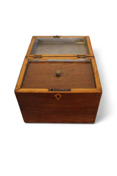 Single Cell Inlaid Tea Caddy