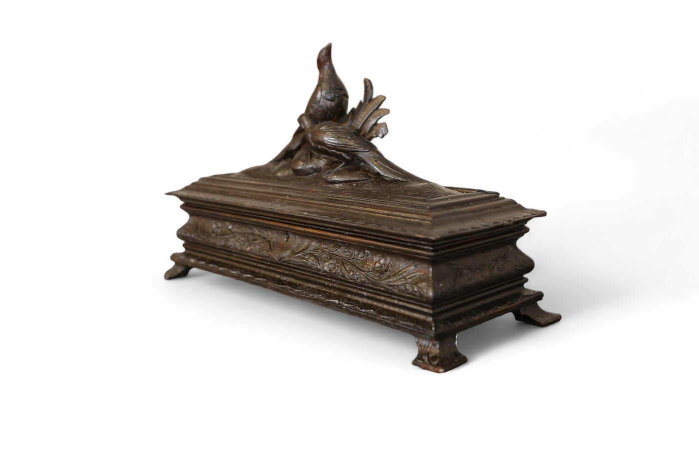 Black Forest Carved Glove Box