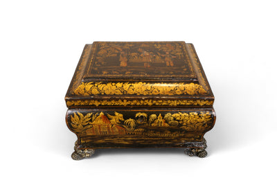 Regency Chinoiserie Box on Feet