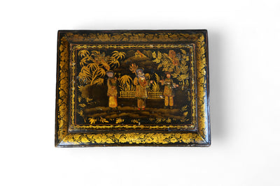 Regency Chinoiserie Box on Feet