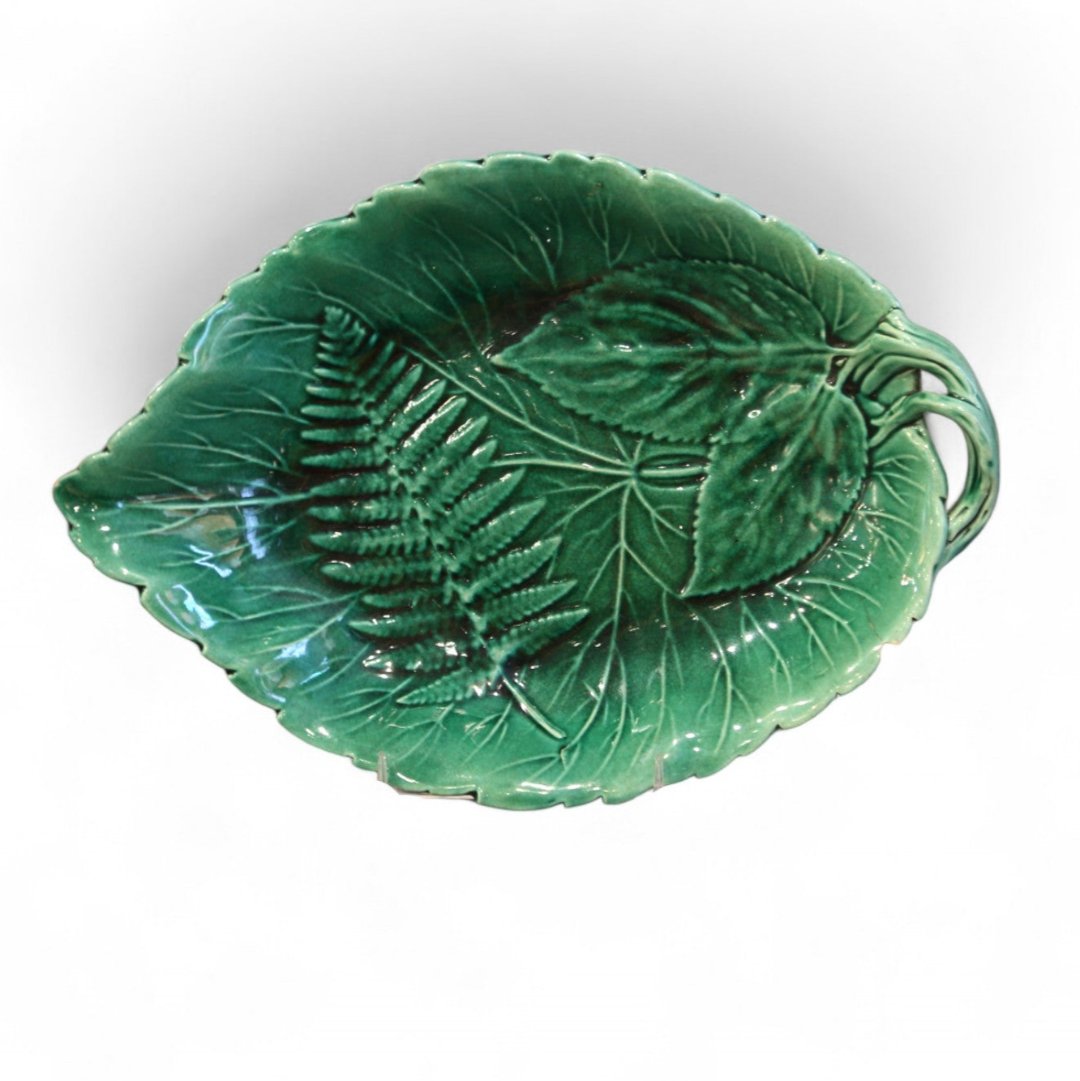 Green Majolica Dish