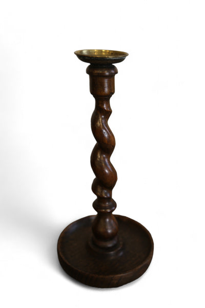 Pair of Barley Twist Candle Sticks