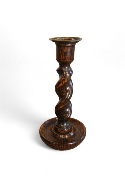 Pair of Barley Twist Candlesticks