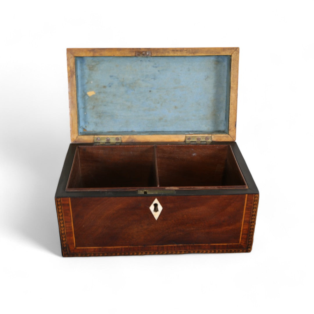 Banded Inlaid Mahogany Box