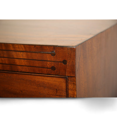 Two over Two Mahogany Batchelor's Chest