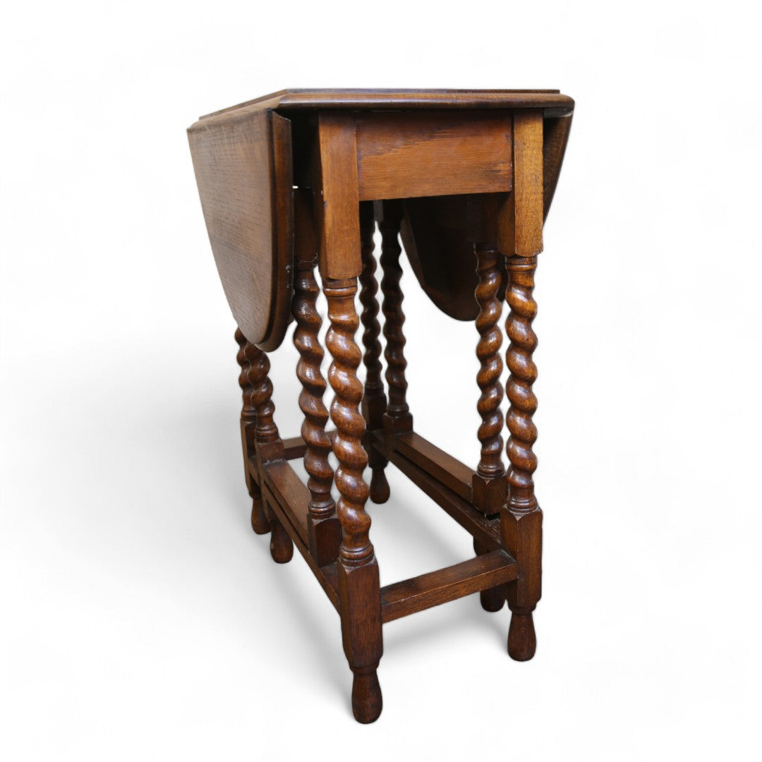 Barley Twist Drop Leaf Table