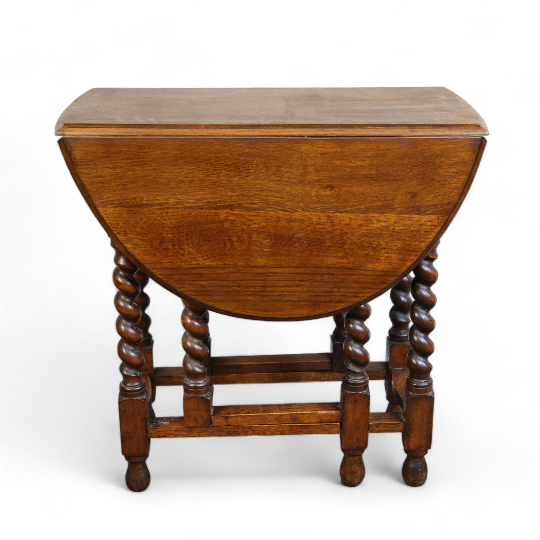 Barley Twist Drop Leaf Table