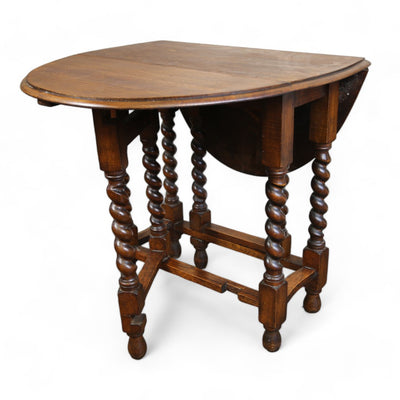 Barley Twist Drop Leaf Table