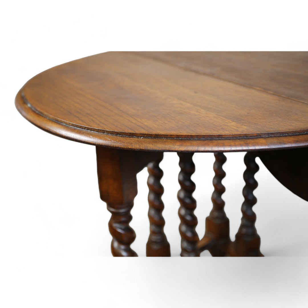 Barley Twist Drop Leaf Table