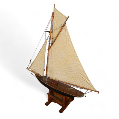 Antique Model Pond Yacht